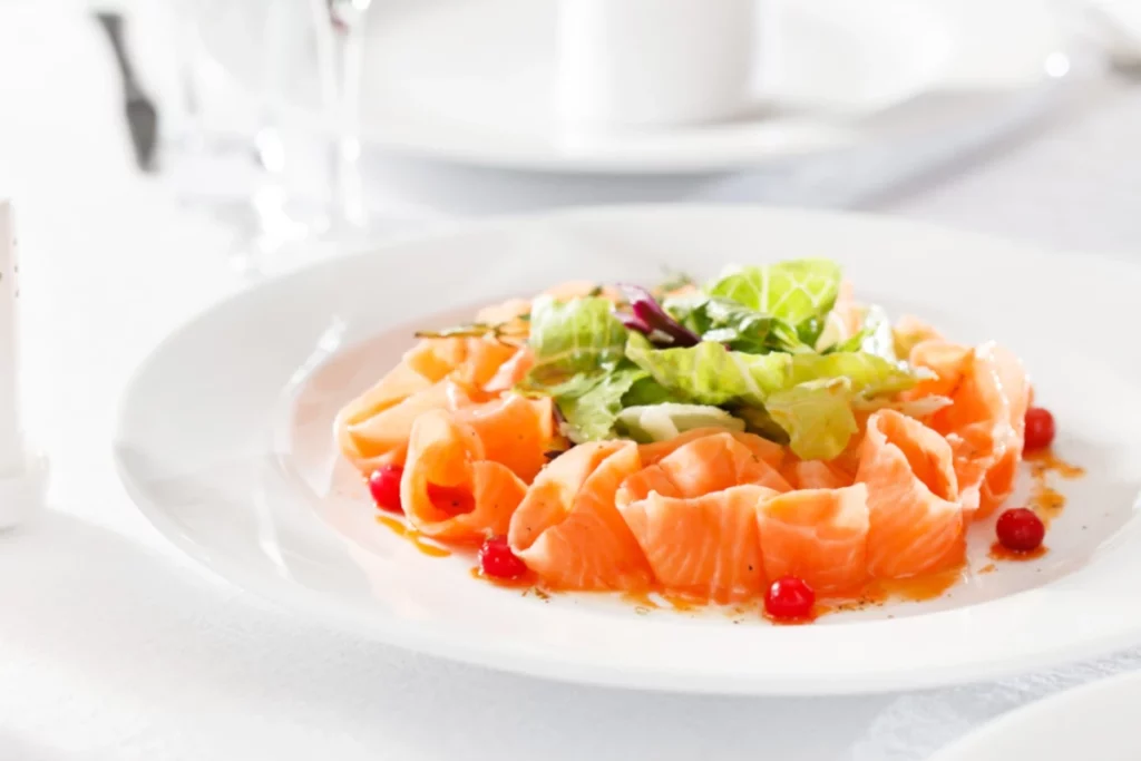 ricetta carpaccio di pesce oleificio cericola