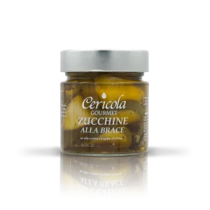 conserva zucchine alla brace in olio extravergine di oliva oleificio cericola