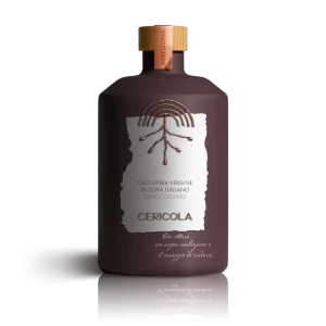 olio extravergine di oliva denocciolato superintensivo arbequina bottiglia oleificio cericola