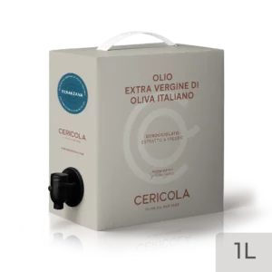 olio extravergine di oliva peranzana monocultivar denocciolato a freddo bag in box var 1l oleificio cericola